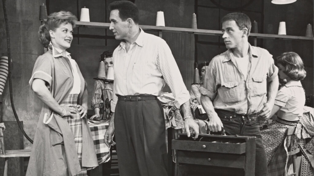 Show photo - The Pajama Game - Janis Paige - John Raitt - photo by Friedman-Abeles/New York Public Library